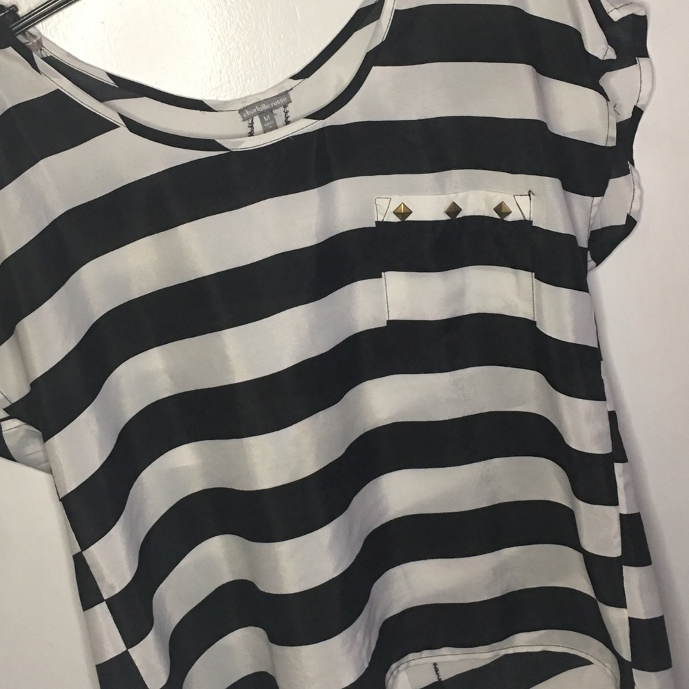 Charlotte Russe Open Back Top